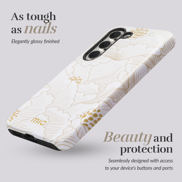 Mio By Mobilize Mio White Roses Magsafe Compatible For Samsung S25 Edge 5G - Afbeelding 2