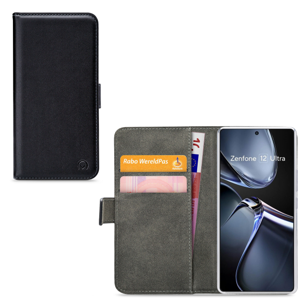 Mobilize Classic Gelly Wallet Book Case Asus Zenfone 12 Ultra Black