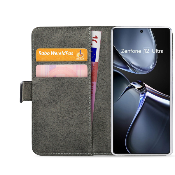 Mobilize Classic Gelly Wallet Book Case Asus Zenfone 12 Ultra Black - Afbeelding 4