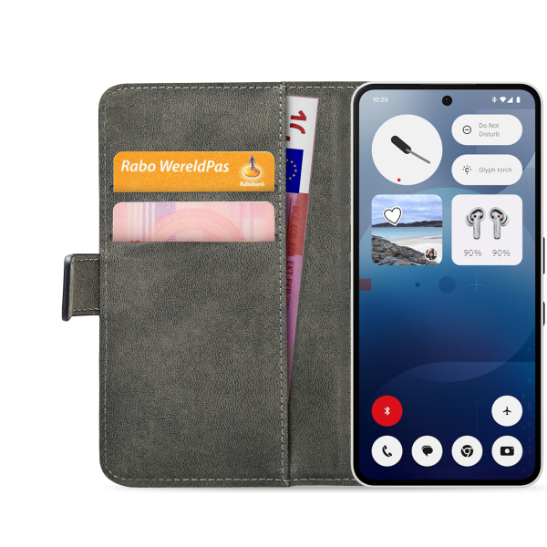 Mobilize Classic Gelly Wallet Book Case Nothing Phone (3A) Black - Afbeelding 4