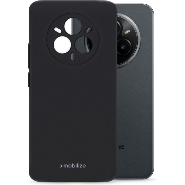 Mobilize Rubber Gelly Case Realme 14 Pro+ 5G Matt Black