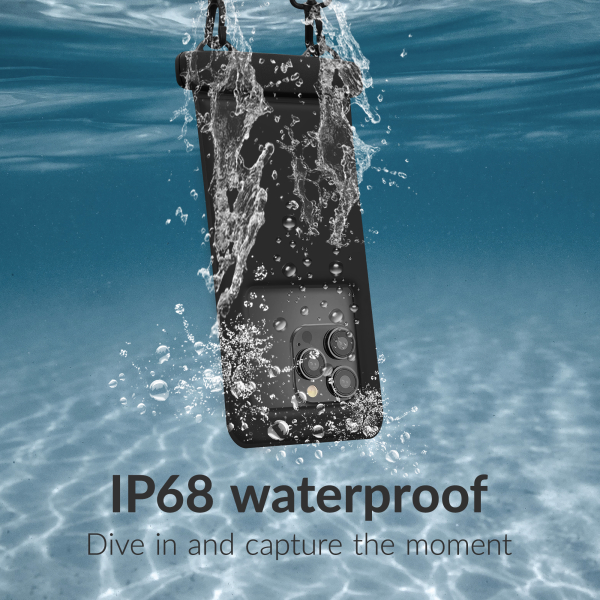 Mobilize Universal Waterproof Floating Bag Incl. Lanyard Black - Afbeelding 3
