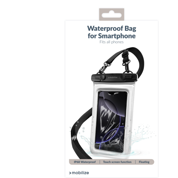 Mobilize Universal Waterproof Floating Bag Incl. Lanyard White - Afbeelding 7
