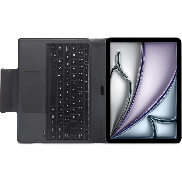Mobilize Ultimate Bluetooth Keyboard Case Apple Ipad Air 10.9 (2020/2022)/Air 11 (2024/2025) Black Qwerty - Afbeelding 4