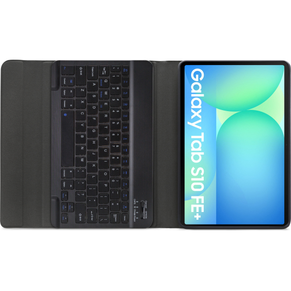 Mobilize Detachable Bluetooth Keyboard Case Samsung Galaxy Tab S10 Fe+ 13.1 Black Qwerty - Afbeelding 4