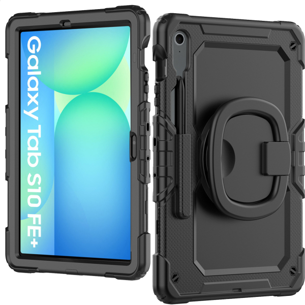 Mobilize Rotating Defender Case Stand Function For Samsung Galaxy Tab S10 Fe+ 13.1 Black