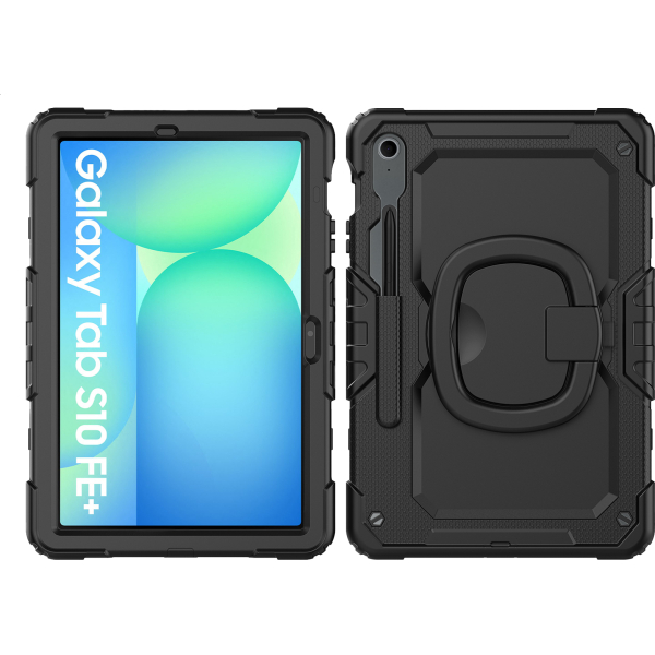 Mobilize Rotating Defender Case Stand Function For Samsung Galaxy Tab S10 Fe+ 13.1 Black - Afbeelding 2
