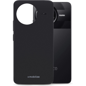 Mobilize Rubber Gelly Case Xiaomi Poco F7 Pro Matt Black