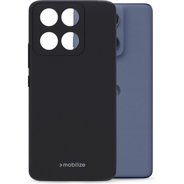 Mobilize Rubber Gelly Case Motorola Edge 60 Fusion Matt Black