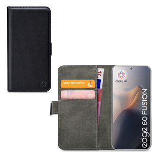 Mobilize Classic Gelly Wallet Book Case Motorola Edge 60 Fusion Black
