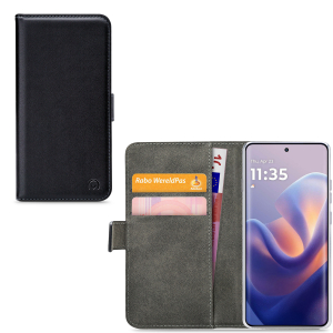 Mobilize Classic Gelly Wallet Book Case Motorola Edge 60 Pro Black