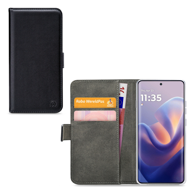Mobilize Classic Gelly Wallet Book Case Motorola Edge 60 Pro Black