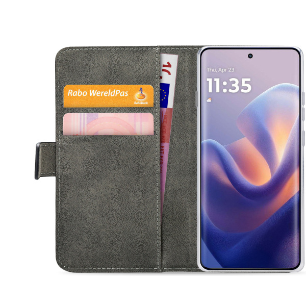 Mobilize Classic Gelly Wallet Book Case Motorola Edge 60 Pro Black - Afbeelding 4