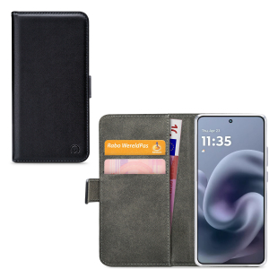 Mobilize Classic Gelly Wallet Book Case Motorola Moto G86 5G Black