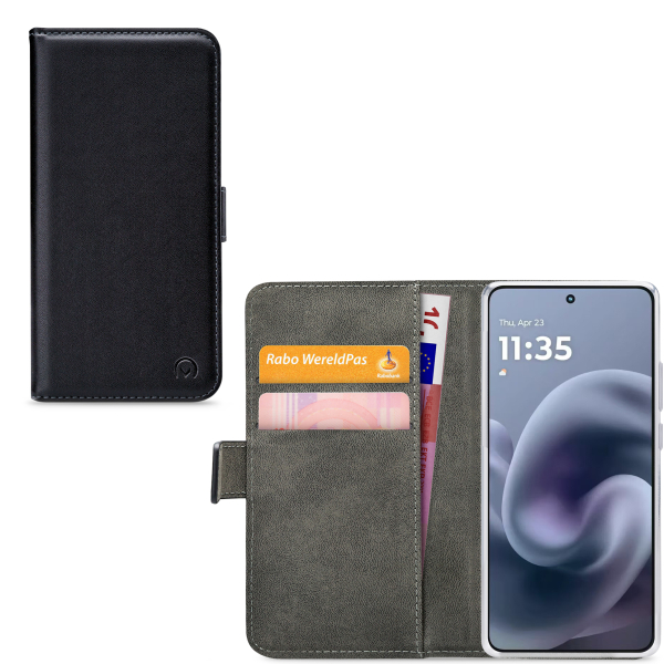 Mobilize Classic Gelly Wallet Book Case Motorola Moto G86 5G Black