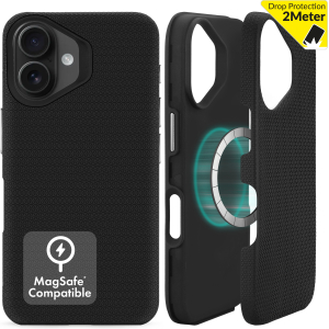 My Style Magsafe Tough Case For Apple Iphone 16 Black