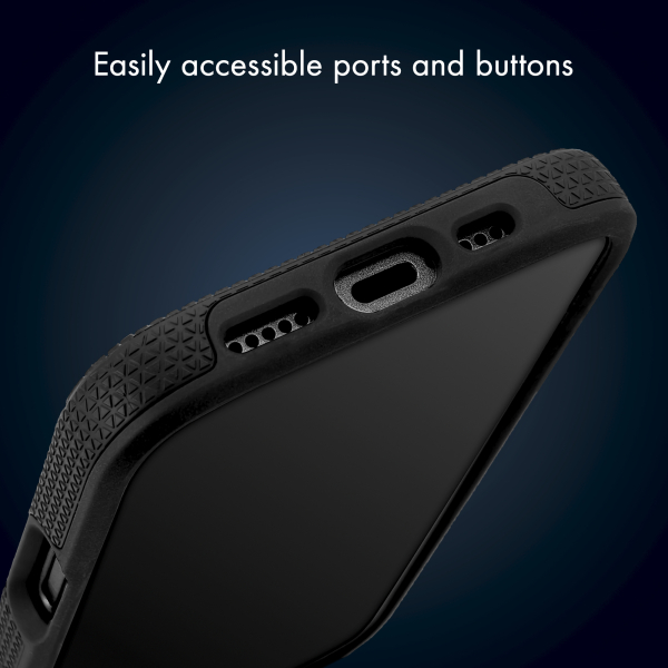 My Style Magsafe Tough Case For Apple Iphone 16 Pro Black - Afbeelding 7