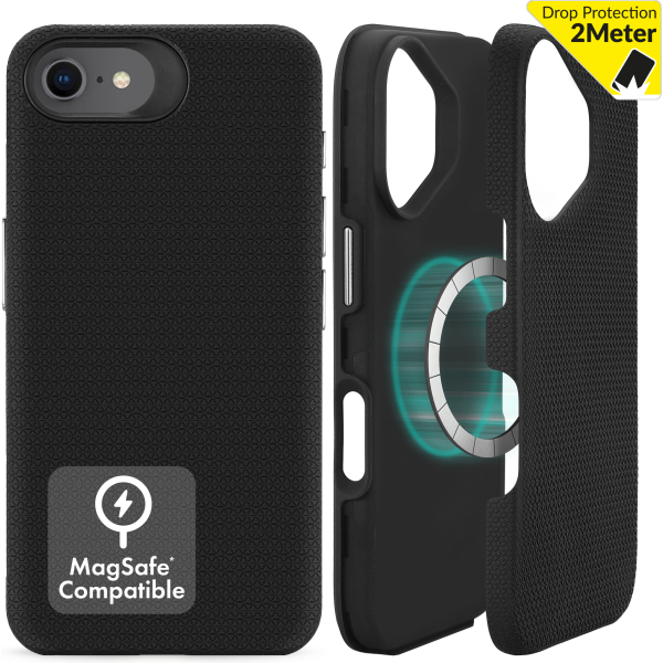 My Style Magsafe Tough Case For Apple Iphone 6/6S/7/8/Se (2020/2022) Black