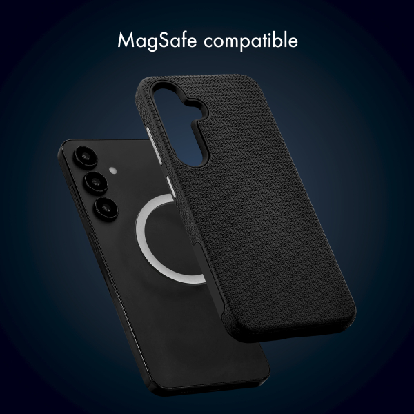My Style Magsafe Tough Case For Samsung Galaxy S24 5G/S25 5G Black - Afbeelding 3