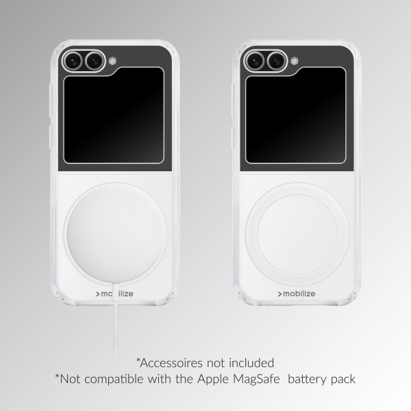 Mobilize Magsafe Compatible Naked Protection Case For Samsung Galaxy Z Flip7 5G Clear - Afbeelding 5