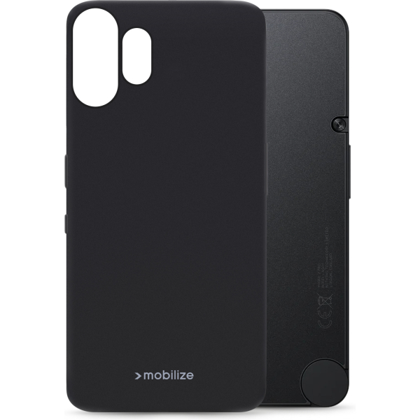 Mobilize Rubber Gelly Case Nothing Cmf Phone (2) Pro Matt Black