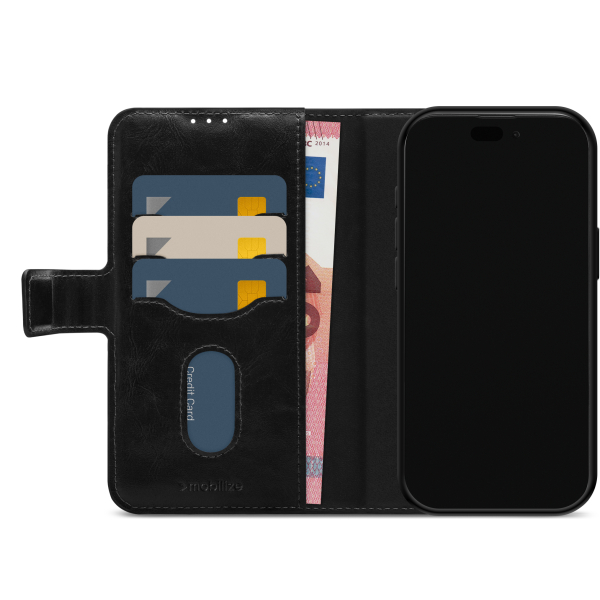 Mobilize 2In1 Magsafe Compatible Gelly Wallet Case Apple Iphone 17 Air Black - Afbeelding 2