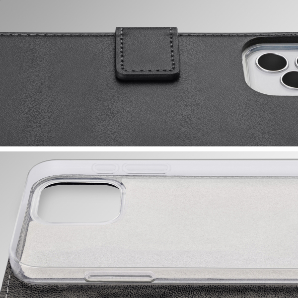 Mobilize Classic Gelly Wallet Book Case Apple Iphone 17 Black - Afbeelding 6