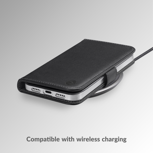 Mobilize Classic Gelly Wallet Book Case Apple Iphone 17 Air Black - Afbeelding 5