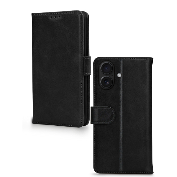 Mobilize Leather Wallet Apple Iphone 17 Black - Afbeelding 2
