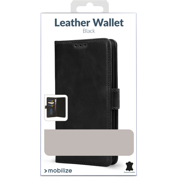 Mobilize Leather Wallet Apple Iphone 17 Pro Max Black - Afbeelding 5
