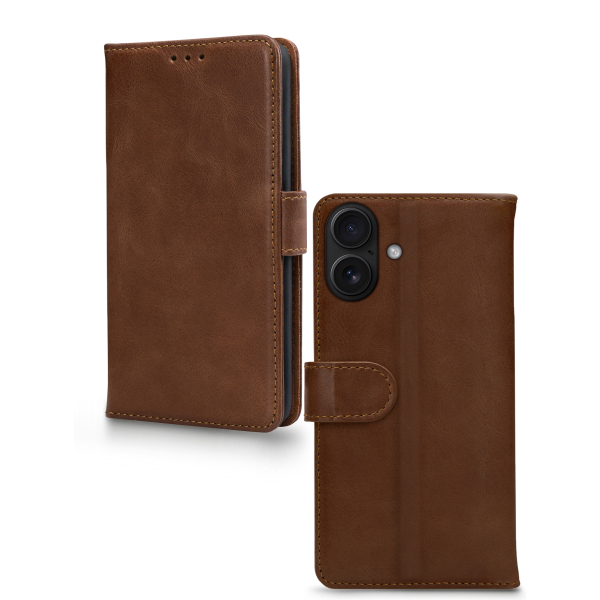 Mobilize Leather Wallet Apple Iphone 17 Brown - Afbeelding 2
