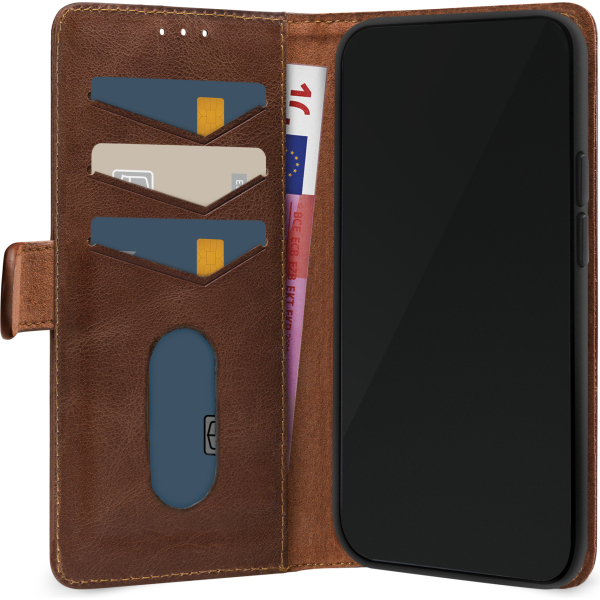 Mobilize Leather Wallet Apple Iphone 17 Brown - Afbeelding 3