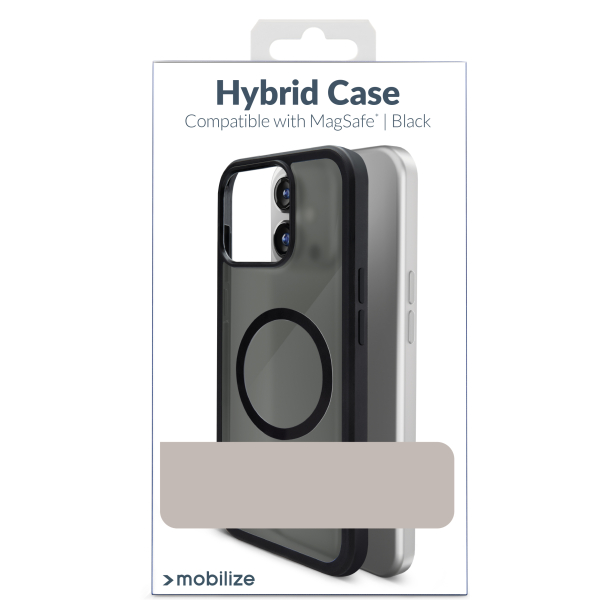 Mobilize Magsafe Compatible Hybrid Pro Case Apple Iphone 17 Air Black - Afbeelding 10