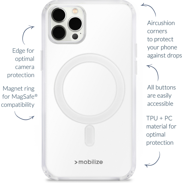 Mobilize Magsafe Compatible Naked Protection Case For Apple Iphone 17 Air Clear - Afbeelding 4