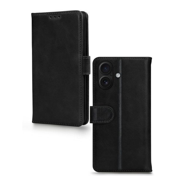 Mobilize Premium Gelly Wallet Book Case Apple Iphone 17 Black - Afbeelding 2