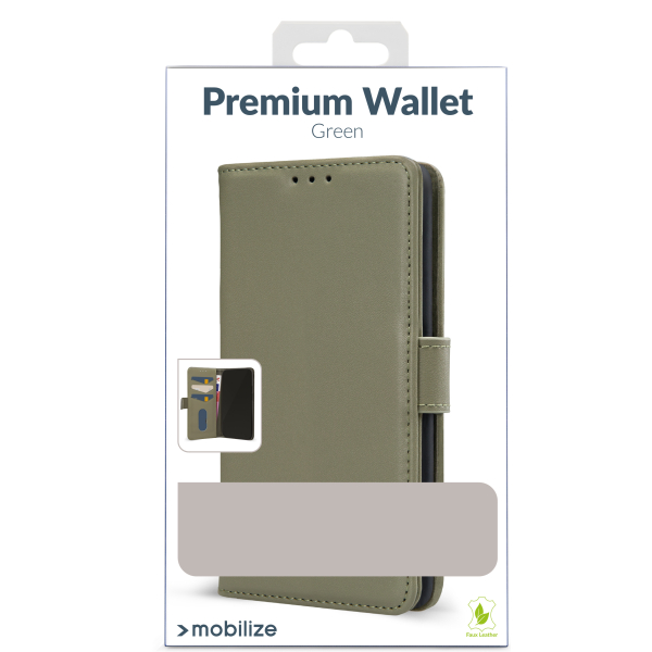 Mobilize Premium Gelly Wallet Book Case Apple Iphone 17 Pro Green - Afbeelding 5