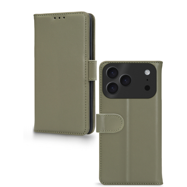 Mobilize Premium Gelly Wallet Book Case Apple Iphone 17 Pro Max Green - Afbeelding 2
