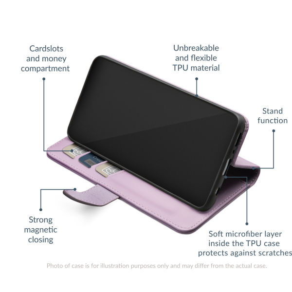 Mobilize Premium Gelly Wallet Book Case Apple Iphone 17 Pro Max Purple - Afbeelding 4