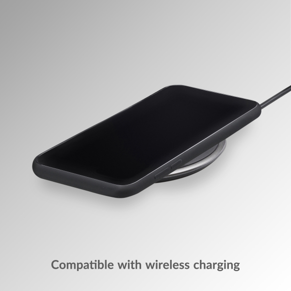 Mobilize Rubber Gelly Card Case Apple Iphone 17 Pro Matt Black - Afbeelding 2