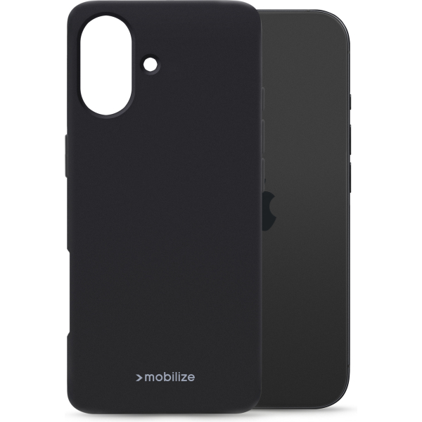 Mobilize Rubber Gelly Case Apple Iphone 17 Matt Black