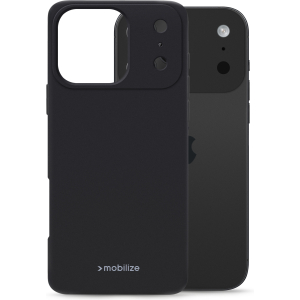 Mobilize Rubber Gelly Case Apple Iphone 17 Pro Matt Black