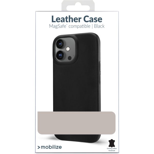Mobilize Magsafe Compatible Premium Leather Case Apple Iphone 17 Pro Max Black - Afbeelding 9