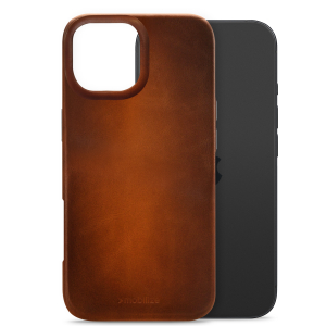 Mobilize Magsafe Compatible Premium Leather Case Apple Iphone 17 Burned Cognac