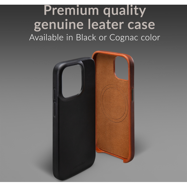 Mobilize Magsafe Compatible Premium Leather Case Apple Iphone 17 Burned Cognac - Afbeelding 3