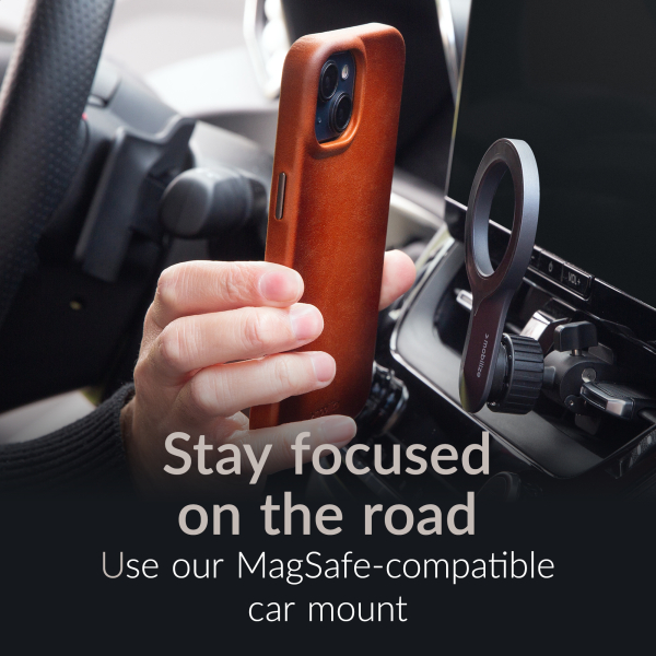 Mobilize Magsafe Compatible Premium Leather Case Apple Iphone 17 Pro Max Burned Cognac - Afbeelding 7