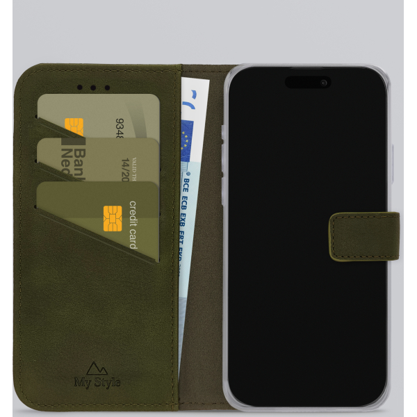 My Style Flex Wallet For Apple Iphone 17 Pro Max Forest Green - Afbeelding 2