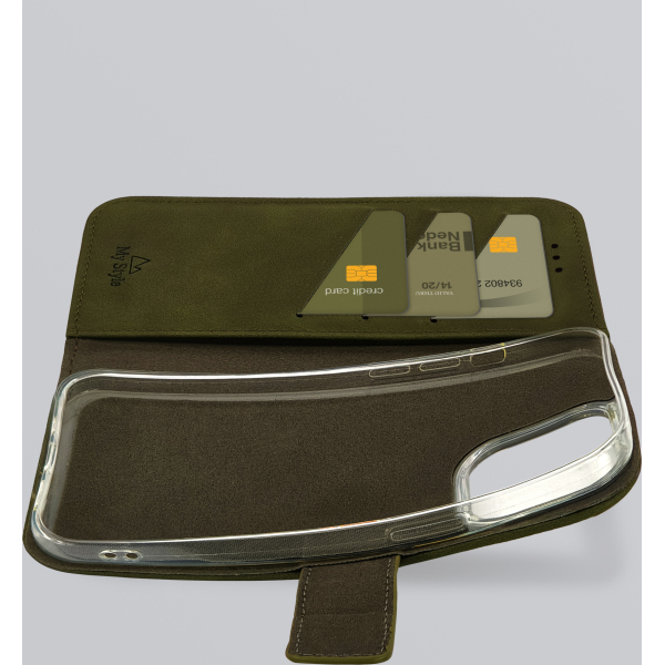 My Style Flex Wallet For Apple Iphone 17 Pro Max Forest Green - Afbeelding 3