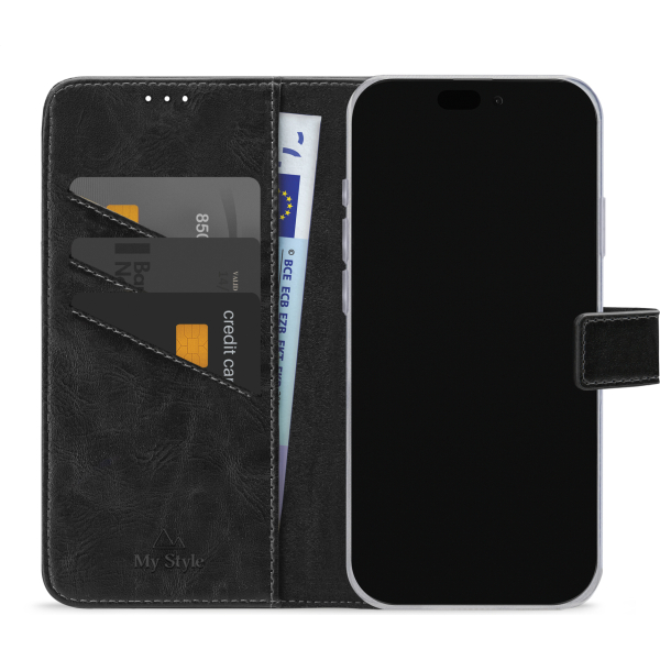 My Style Flex Wallet For Apple Iphone 17 Pro Max Black - Afbeelding 2