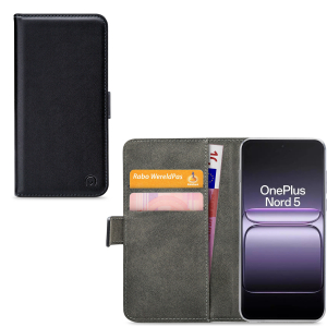Mobilize Classic Gelly Wallet Book Case Oneplus Nord 5 Black