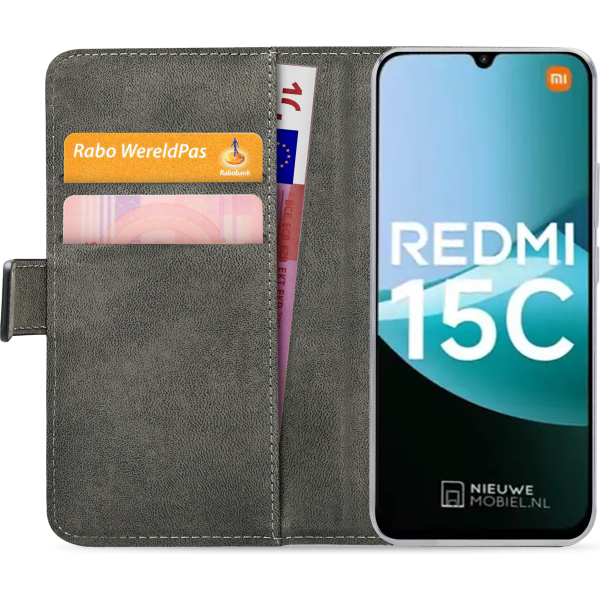 Mobilize Classic Gelly Wallet Book Case Xiaomi Redmi 15C 4G/5G Black - Afbeelding 3